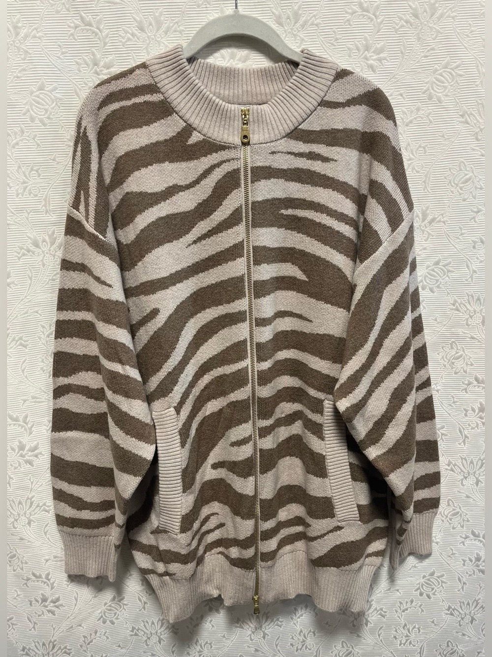 NWT Varley Mayberry Cardigan Zip Up L